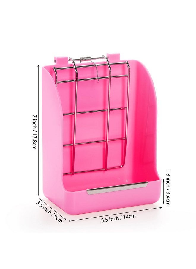 Foraineam Foraineam 2 Pack Hay Feeder, Rabbit Feeder Guinea Pig Plastic Food Bowl, Less Wasted Hay Rack Manger, Hay Food Dispenser for Rabbit Guinea Pig Chinchilla and Other Small Animals  - Image 3