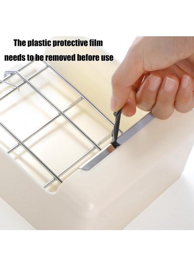 Foraineam Foraineam 2 Pack Hay Feeder, Rabbit Feeder Guinea Pig Plastic Food Bowl, Less Wasted Hay Rack Manger, Hay Food Dispenser for Rabbit Guinea Pig Chinchilla and Other Small Animals  - Image 4