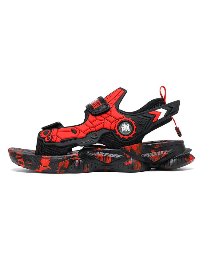 Children's Sandals Summer New Beach Shoes Sports Breathable Velcro Non-slip Casual Large Children