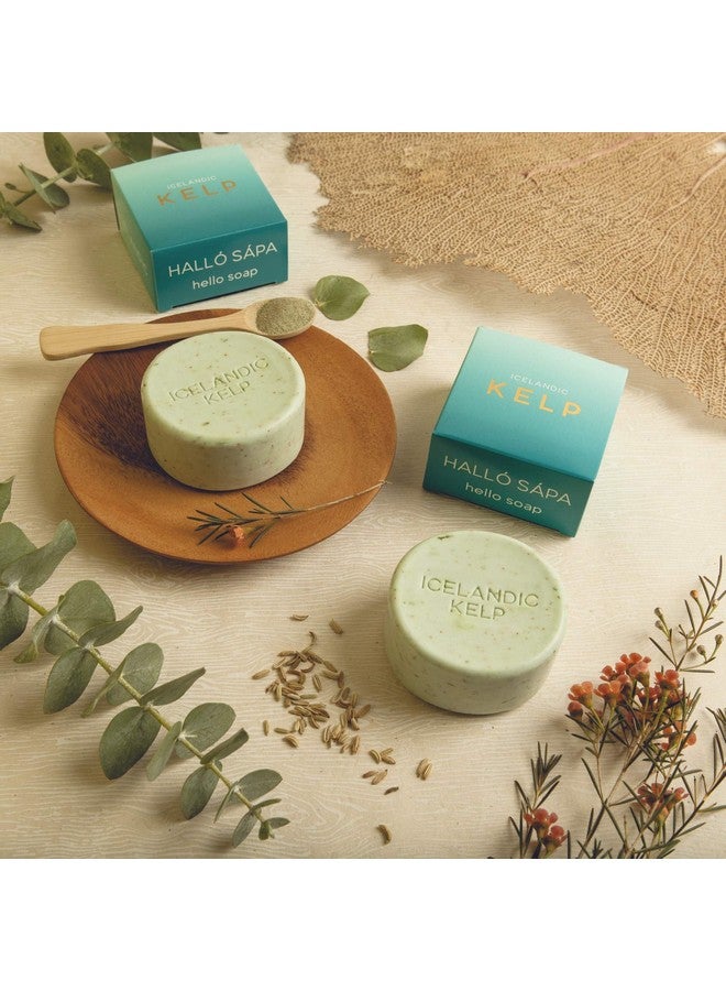 Kalastyle Exfoliating Bars Of Soap From Natural Ingredients Assorted Scents Icelandic Kelp And Moss Set Of 2 4.3 Ounce Each - Image 5