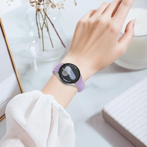 Tiorecime 12 Pack Slim Bands Compatible with Samsung Galaxy Watch 7 6 5 4 FE 40mm 44mm/6 4 Classic 43mm 47mm 42mm 46mm/5 Pro 45mm/Active 2 Band, 20mm Soft Silicone Narrow Thin Strap for Women Men - Image 4