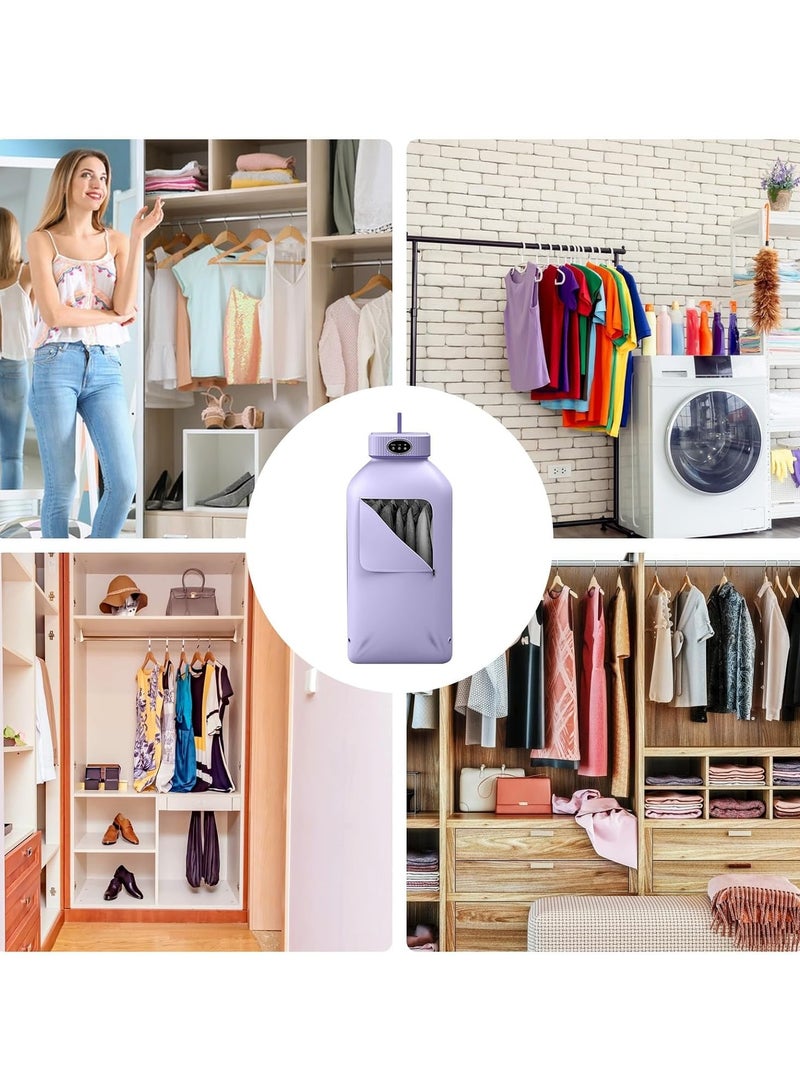 Portable Laundry Dryer, Multifunctional Electric Dryer Machine, Mini Clothes Dryer with Dryer Bag, 2 Gear Adjustable Small Dryer Machine, Foldable Compact Dryer for Delicate Garmnts  - Image 4