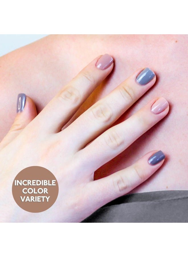 ETERNAL Nude Nail Polish Set for Women (NUDE GRAY) - Brown Nail Polish Set for Girls | Long Lasting & Fast Drying Nail Polish Kit for Home DIY Manicure & Pedicure | Made in USA, 13.5mL (Set of 4) - Image 2