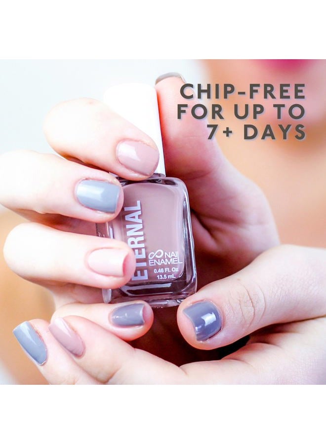 ETERNAL Nude Nail Polish Set for Women (NUDE GRAY) - Brown Nail Polish Set for Girls | Long Lasting & Fast Drying Nail Polish Kit for Home DIY Manicure & Pedicure | Made in USA, 13.5mL (Set of 4) - Image 4