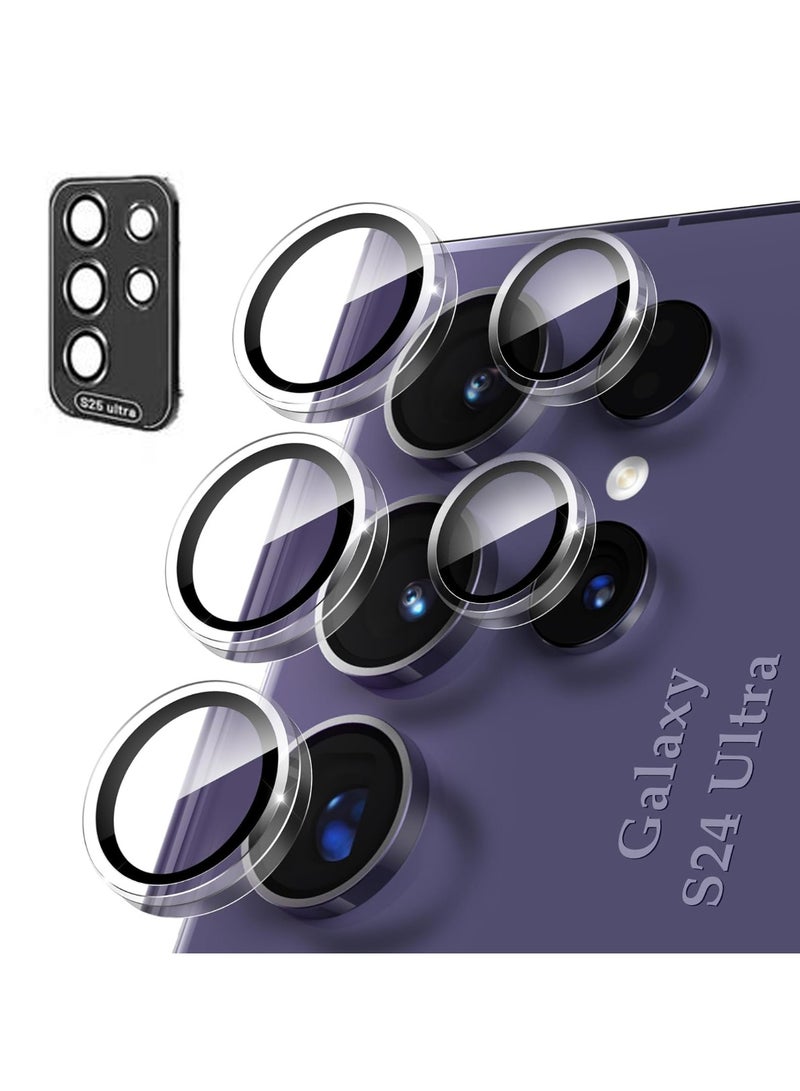 for Samsung Galaxy S24 Ultra Camera Lens Protector, Individual Lens Protectors, Ultra-Thin Tempered Glass , Case Friendly, 1 Set, Clear - Image 1