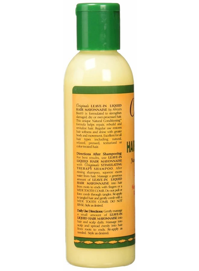 Africa's BEST بلسم، مايونيز الشعر الأصلي، 6 أونصة سائلة - Image 2