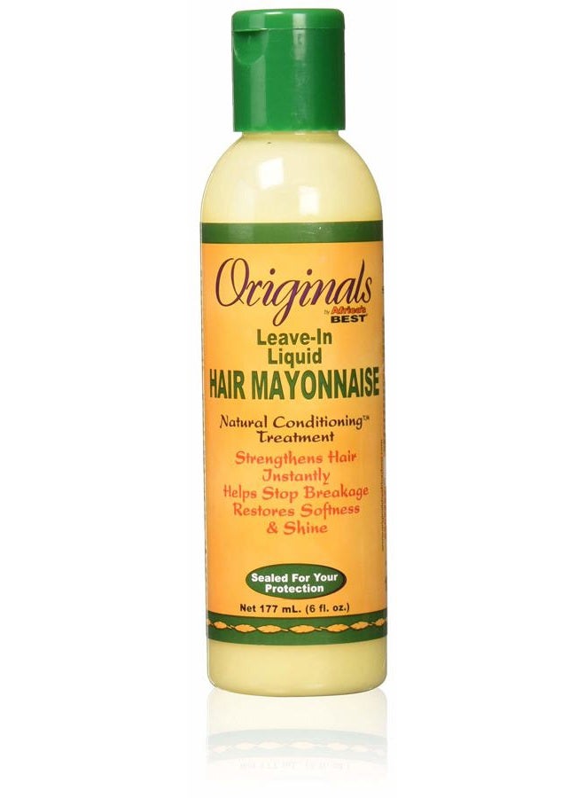 Africa's BEST بلسم، مايونيز الشعر الأصلي، 6 أونصة سائلة - Image 1