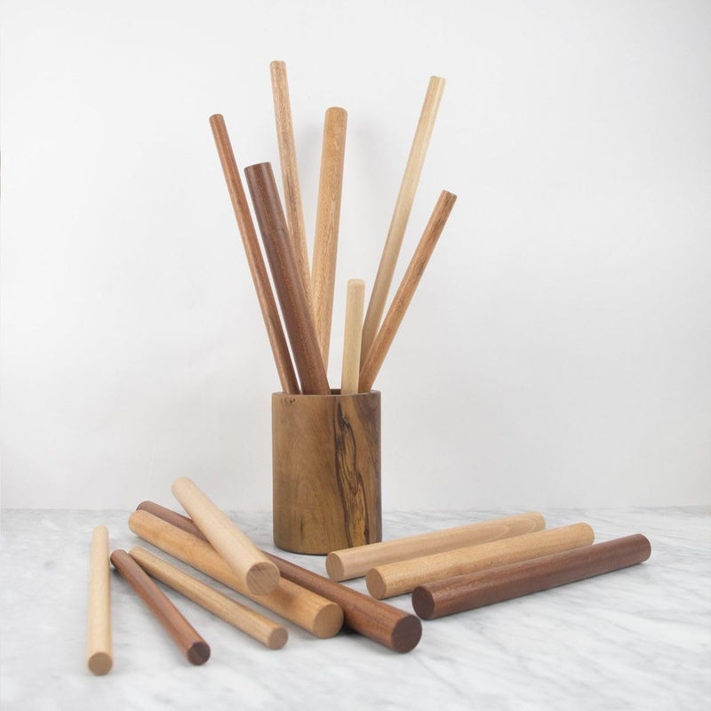 bloomax ® 20-Pcs Polished Dowel Rods Wood Sticks - 14mm /18-Inch Hardwood Dowels for Crafting, Assortment of Wooden Rod Sticks, (18 inch, 20 Pcs) - Image 4