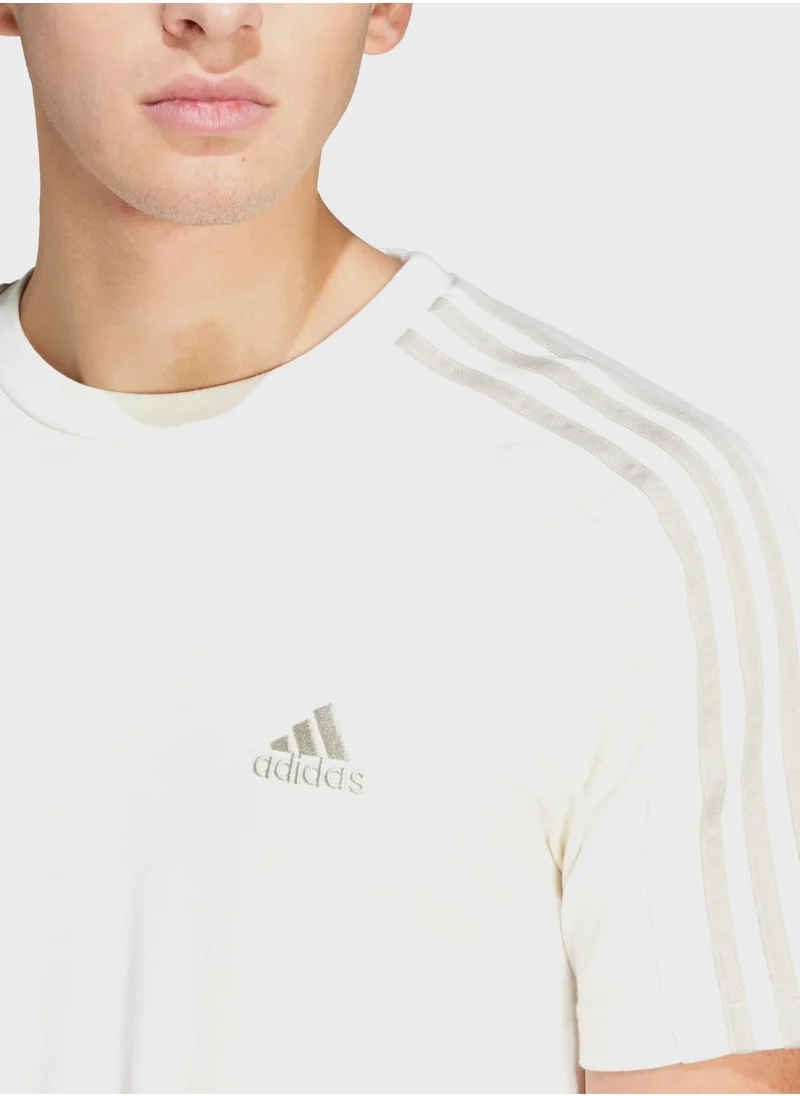 Adidas Essential 3 Stripes T-Shirt