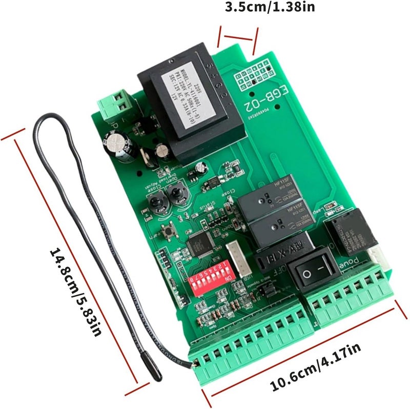 Strong Motor Control Board for Automatic Sliding Gate Featuring Rolling Code Not Theft Overload Protect Resist Intelligent - Image 4