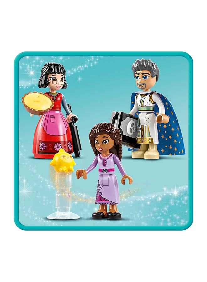 LEGO 43224 Disney Wish King Magnifico'S Castle Buildable Toy From The Wish Movie With Asha, Dahlia And King Magnifico Mini-Dolls Plus Star Figure Gift For 7 Plus Year Old Girls, Boys, Kids (613 Pieces)