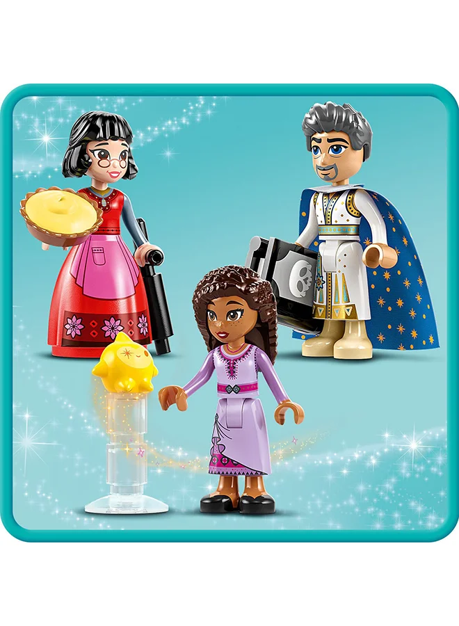 LEGO 43224 Disney Wish King Magnifico'S Castle Buildable Toy From The Wish Movie With Asha, Dahlia And King Magnifico Mini-Dolls Plus Star Figure Gift For 7 Plus Year Old Girls, Boys, Kids (613 Pieces)