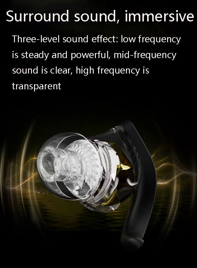 TWS True Wireless In-Ear Bluetooth Headphones – Bluetooth 5.4, ENC Call Noise Cancellation, Hi-Fi Lossless Sound Quality, Ultra-Long Battery Life, Zero Delay, Compatible with iOS and Android Systems, Suitable for Gaming, Esports, and Sports (White) - Image 3