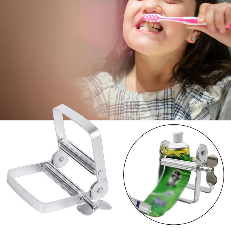 Quweiz Toothpaste Squeezer, Metal Toothpaste Tube Squeezer, Paint Tube Wringer, Rolling Toothpaste Squeezer for Artist,Hair Salon,Painter and More - Image 4