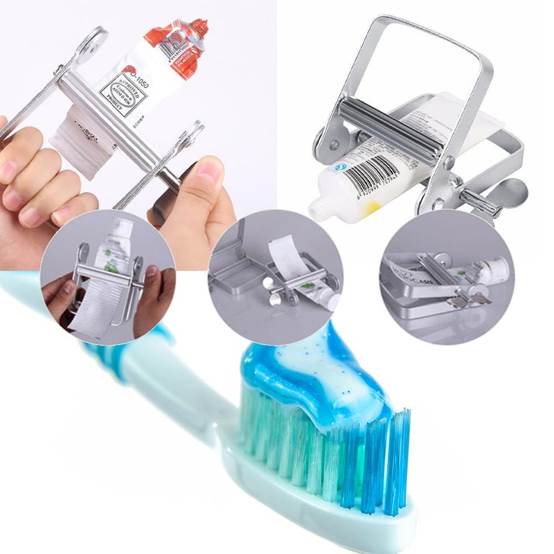 Quweiz Toothpaste Squeezer, Metal Toothpaste Tube Squeezer, Paint Tube Wringer, Rolling Toothpaste Squeezer for Artist,Hair Salon,Painter and More - Image 3