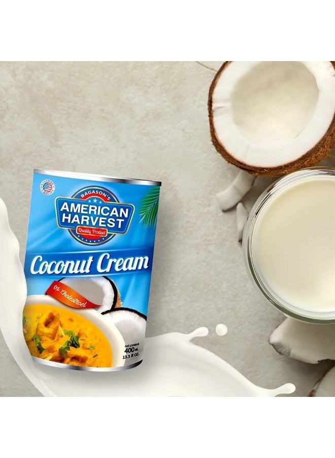 American Harvest American Harvest Coconut Cream 400ml Pack of 2 | Unsweetened - Image 4