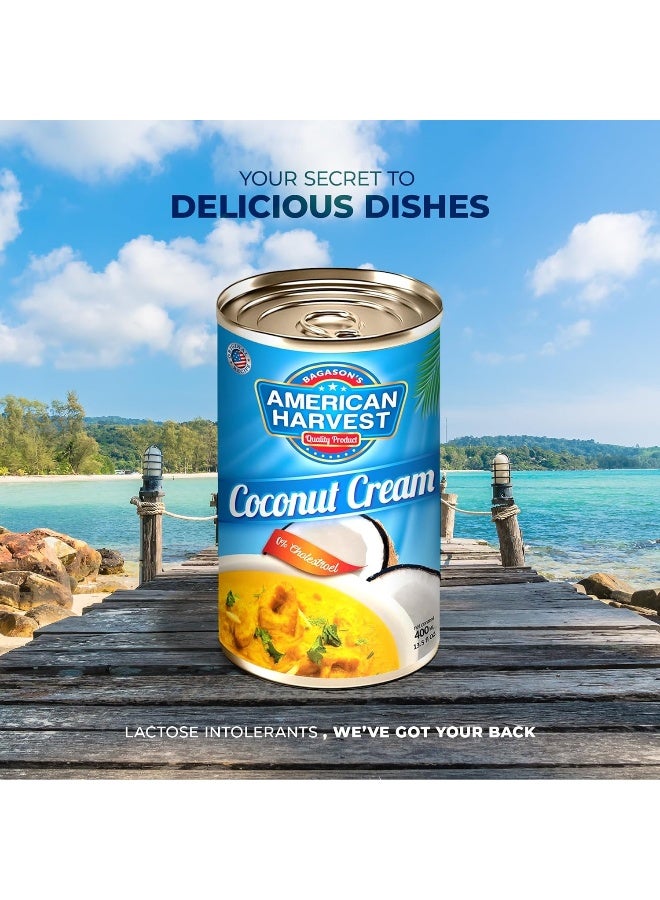 American Harvest American Harvest Coconut Cream 400ml Pack of 2 | Unsweetened - Image 5