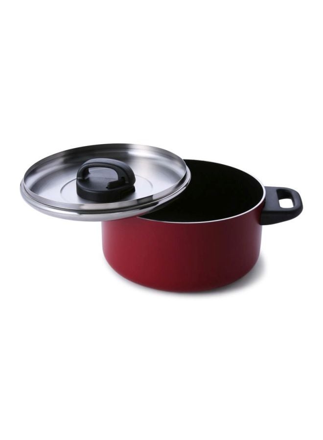 Prestige Classic Casserole Red 22cm - Image 3