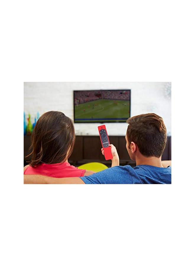 KASTWAVE For Samsung Smart TV Remote Controller BN59 Series Silicone Protecitve Case,Anti-Slip and Shockproof Silicone Case for Samsung Remote Control (Red) - Image 3