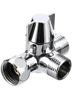 VKL Solid Brass Shower Diverter Valve,Handheld Shower and Shower Head Shower 2-Way Diverter for Handshower Universal Component, Replacement Part for Hand Held Showerhead/Fixed Spray Head  - Image 1