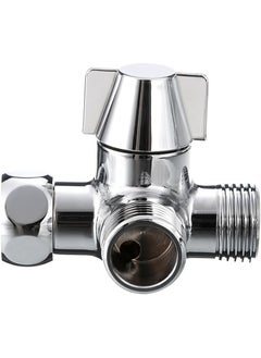 VKL Solid Brass Shower Diverter Valve,Handheld Shower and Shower Head Shower 2-Way Diverter for Handshower Universal Component, Replacement Part for Hand Held Showerhead/Fixed Spray Head  - Image 5