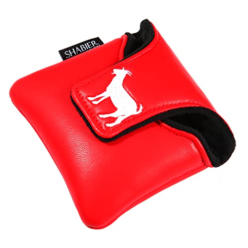 SHABIER Golf Large Mallet Putter Headcover 23 Red for Golf Putter Club - Image 5