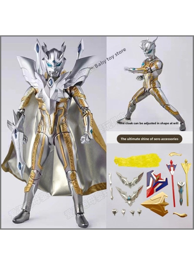 Shf Ultimate Shining Joint Super Movable Hand Doll Children Toy Gift-Color: Gold Unlimited Sero 17cm Super Movable - Image 3