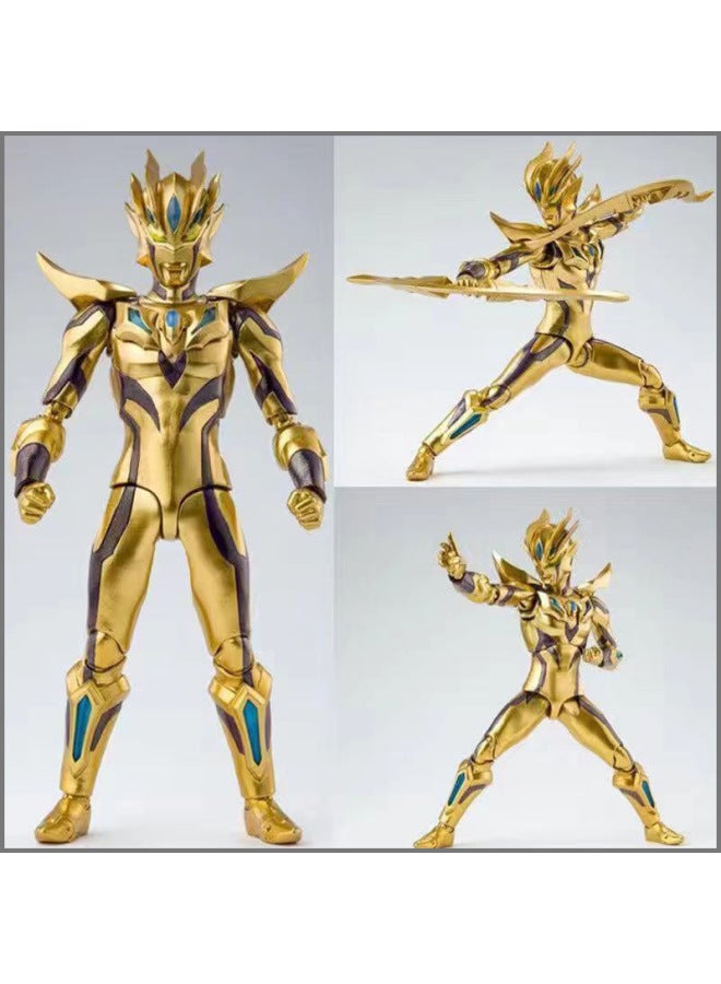 Shf Ultimate Shining Joint Super Movable Hand Doll Children Toy Gift-Color: Gold Unlimited Sero 17cm Super Movable - Image 2