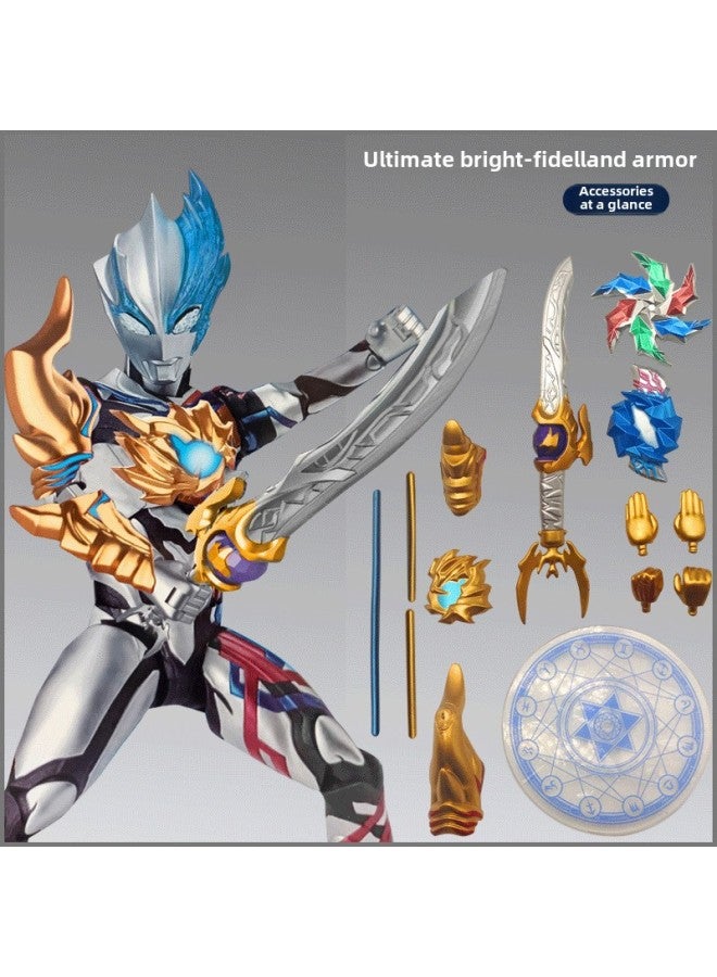 Shf Ultimate Shining Joint Super Movable Hand Doll Children Toy Gift-Color: Gold Unlimited Sero 17cm Super Movable - Image 4