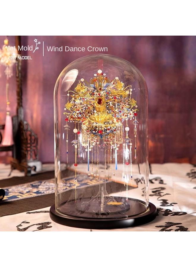 Bluejw Art Model National Style Phoenix Crown 3d Three-dimensional Jigsaw Puzzle Model Antique Metal Assembled Toy Handmade Diy Gift For Girlfriend - Image 5