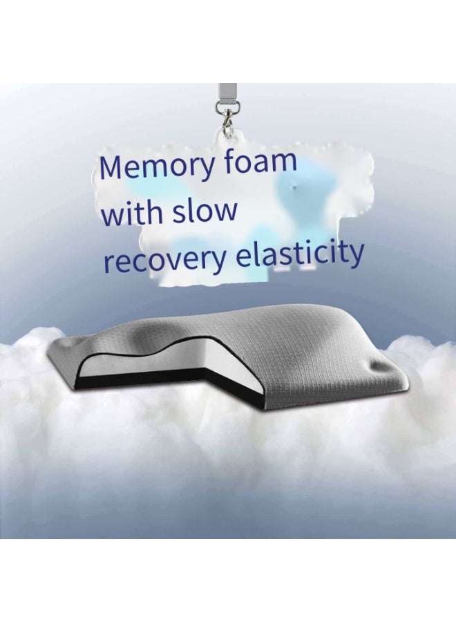 Ergonomic Memory Foam Wrist Rest (12×7.5×1.8cm), Breathable Anti-Slip Mouse Support - Image 3