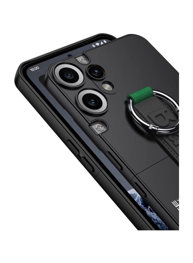 General Case for Nothing CMF Phone 2 Pro with Elastic Wrist Strap and Carrying Finger Loop, Brushed Rigid PC Back Shockproof Case for Nothing CMF Phone 2 Pro  - Image 3