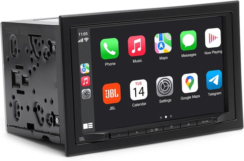 JBL JBL Legend 700 2DIN 7 Touchscreen Car Stereo with Wireless Apple CarPlay  Android Auto Bluetooth 4x50W Output 16Band EQ Subwoofer Control DABDAB Radio and 6 Preamp Outputs - Image 3
