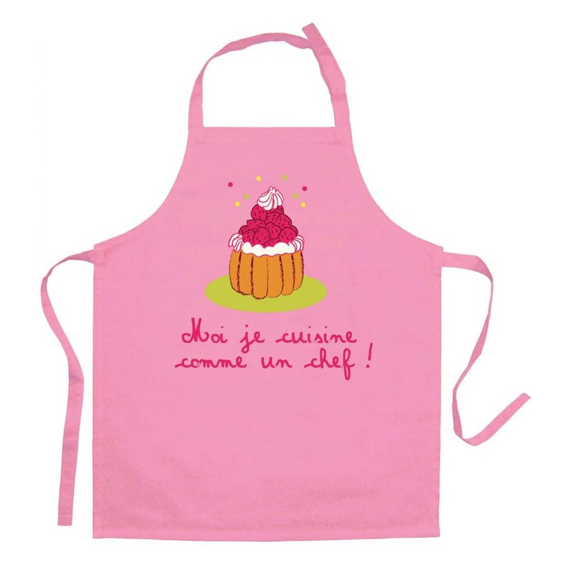 Kid's Kitchen Apron Rose (52x63cm)