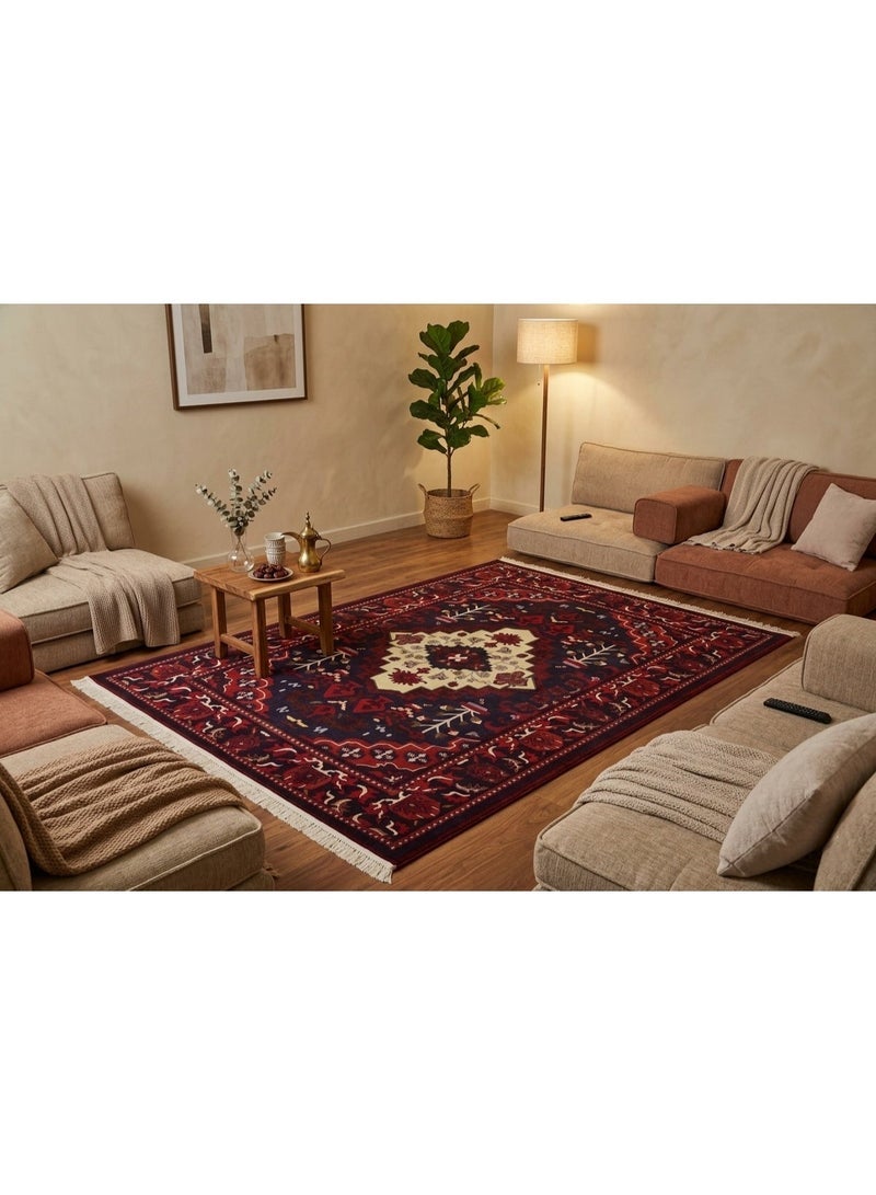 SEGADTY Carpet, Kandahar Printed Pattern,Soft, Heritage Rug for All Spaces, Home,Majlis,Multicolor - Image 5