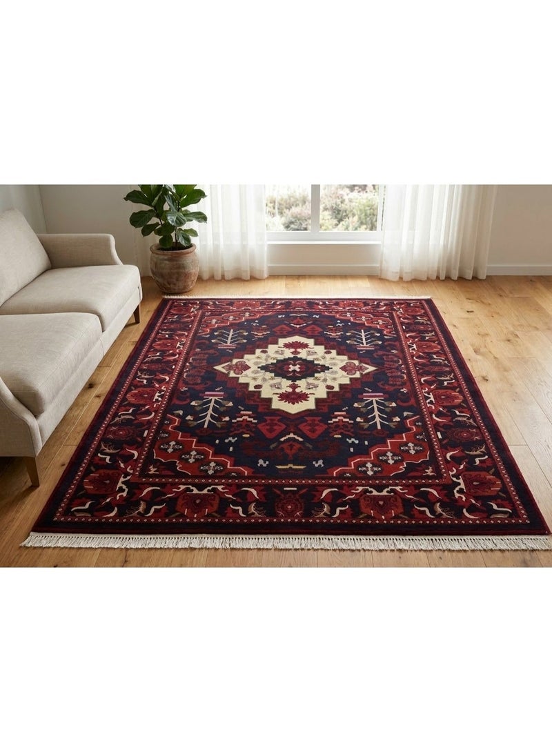SEGADTY Carpet, Kandahar Printed Pattern,Soft, Heritage Rug for All Spaces, Home,Majlis,Multicolor - Image 4
