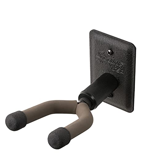 String Swing BCC11B Metal Home & Studio Wall Mount Banjo Hanger - Black - Image 1