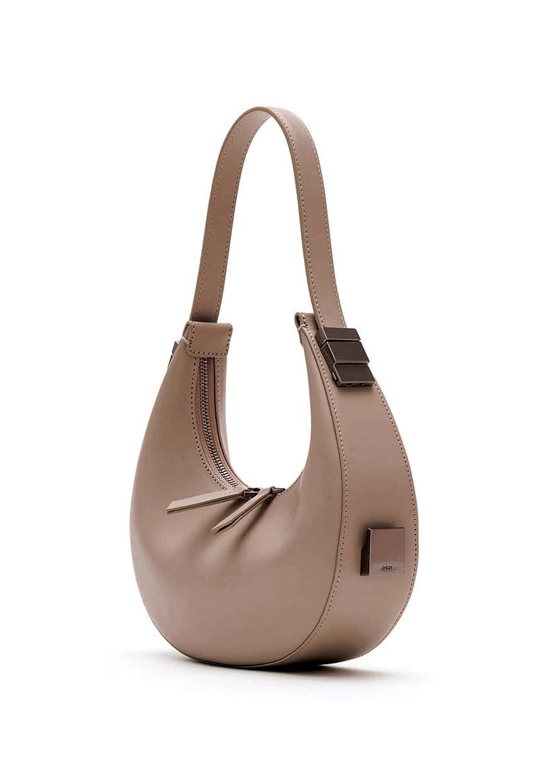OS OI Mini Toni Bag Mini Leather Top Handle Handbag Shoulder Crossbody Bags  - Image 4