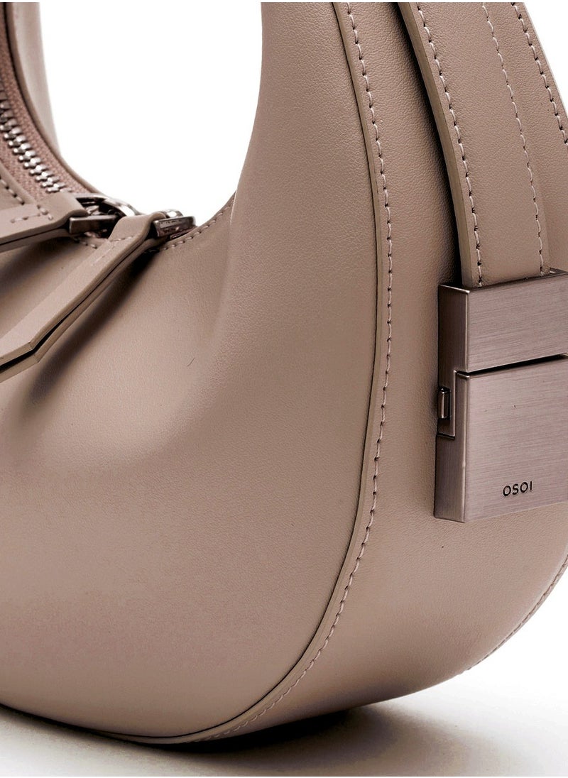 OS OI Mini Toni Bag Mini Leather Top Handle Handbag Shoulder Crossbody Bags  - Image 5