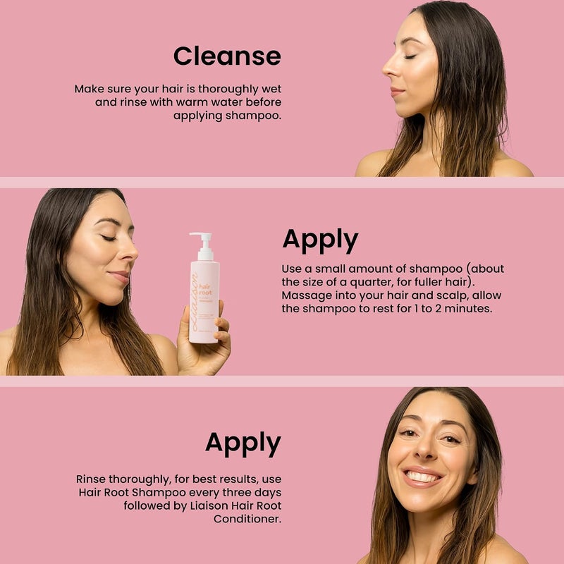 Liaison Hair Bond Shampoo for Women with Sea Buckthorn, Olive & Peppermint Oil for Strong, Thicker, and Healthier Hair - Regrow Hair Follicles, Nourishes, and Hydrates Hair - (1 Pack) - Image 2
