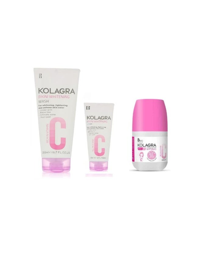 Kolagra sensitive care bundle (Bikini Routine Plus Roll on) - Image 1