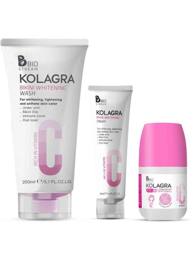 Kolagra sensitive care bundle (Bikini Routine Plus Roll on) - Image 3