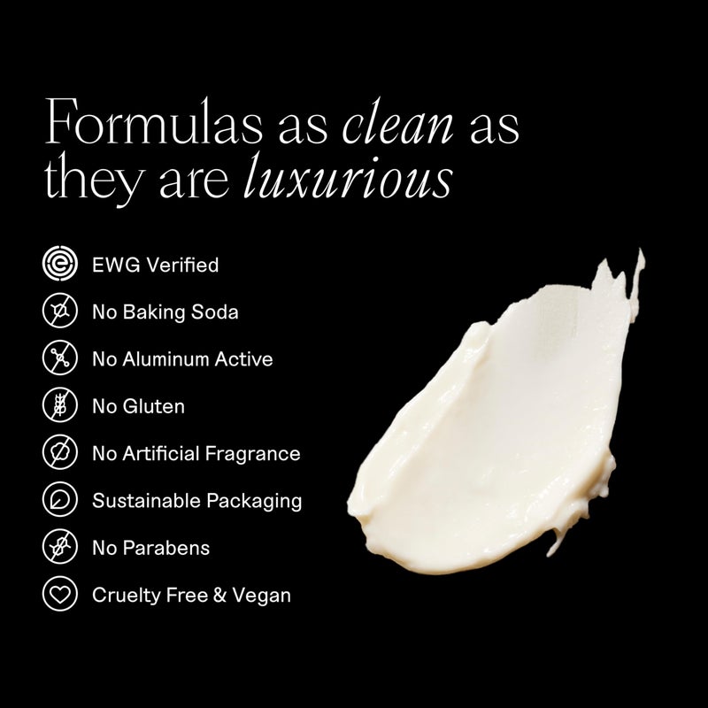 Each & Every مزيل العرق خالي من الألمنيوم للرجال والنساء، خشب الأرز والفانيليا - مزيل عرق طبيعي بالكامل للبشرة الحساسة، معتمد من EWG - نظيف، خالي من بيكربونات الصوديوم، عطر نباتي - 2.5 أونصة، عبوتين - Image 4