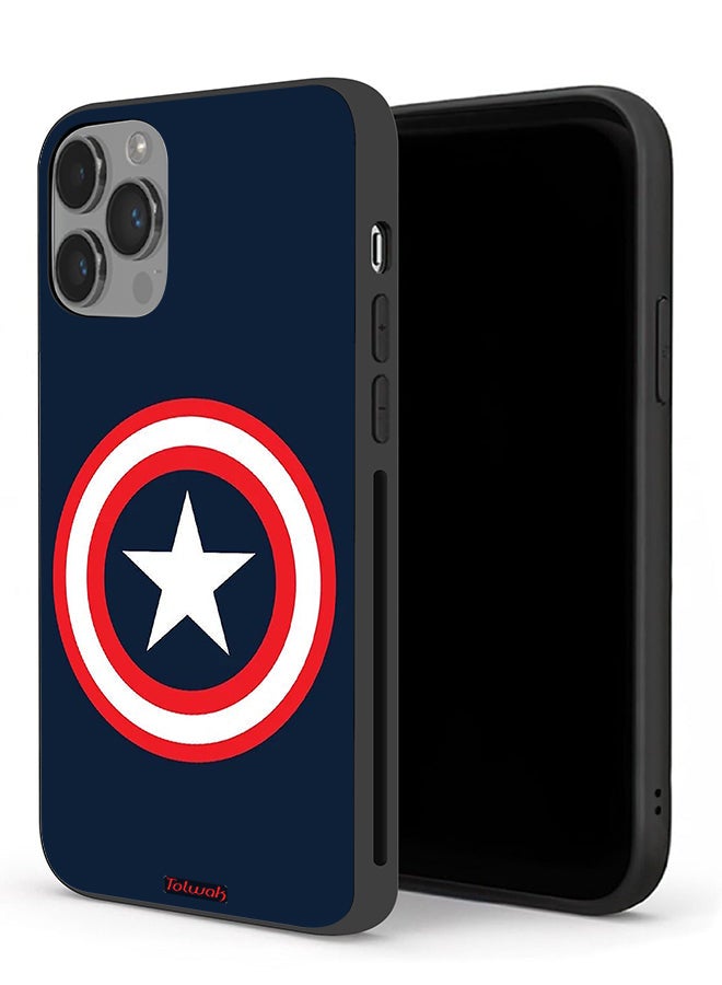Tolwak Apple iPhone 14 Pro Protective Case Captain America - Image 1