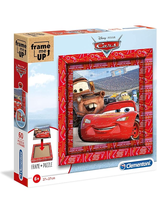 كلمينتوني بازل سيارات 60 قطعة باطار 27×27 سم لعمر 6 سنوات متعدد الالوان - Image 1