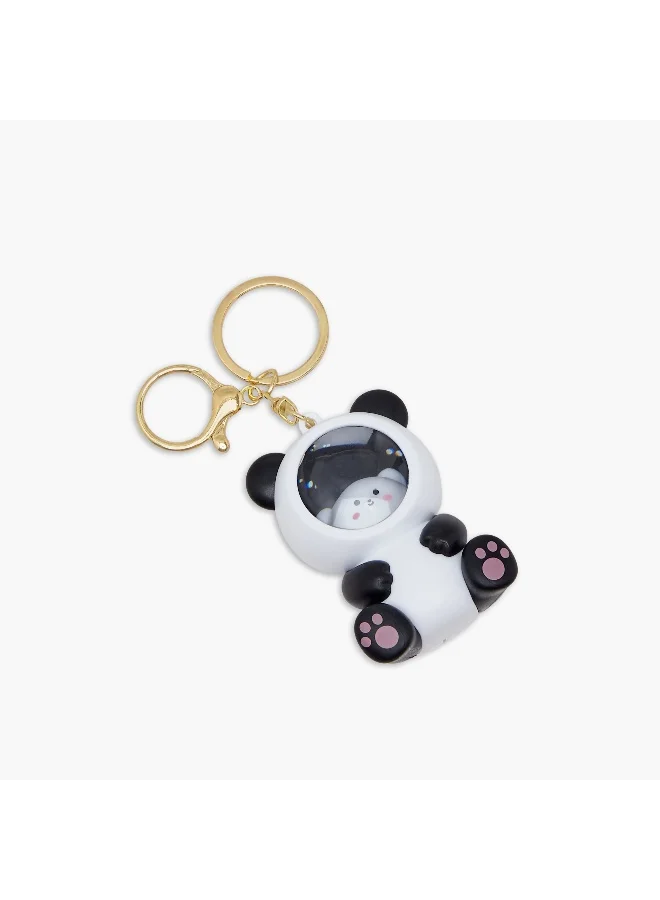 لايف ستايل Key Ring-3D Panda- (Plastic Abs) Multicolour \ 4.5X3.7X6.5