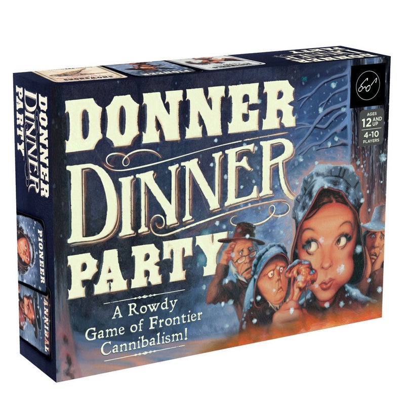 Chronicle Books Donner Dinner Party A Rowdy Game of Frontier Cannibalism Weird Games for Parties Wild West Frontier Game - Image 2