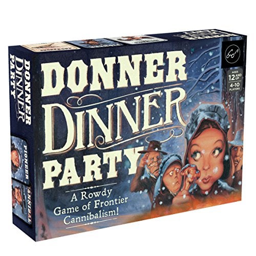 Chronicle Books Donner Dinner Party A Rowdy Game of Frontier Cannibalism Weird Games for Parties Wild West Frontier Game - Image 1