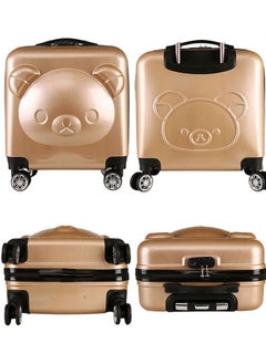 GoldenLike Kids Luggage Children Travel Suitcase 20 Inch Cartoon Rolling Trolley Case with Wheels Children's Carry on Luggage for Boys Girls Travel and School  - Image 5