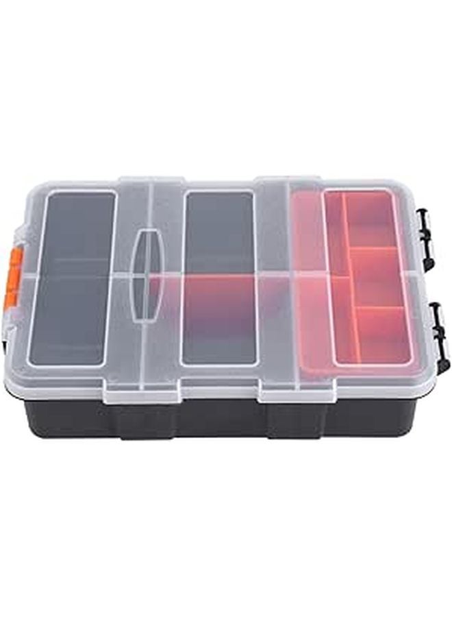 Two Layer Plastic Heavy Duty Storage Box For Tools And Small Parts Organizer - Image 1